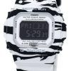 건반의 g 조-충격 디지털 알람 크로 노 타이거 위장 DW-D5600BW-7 남자의 시계