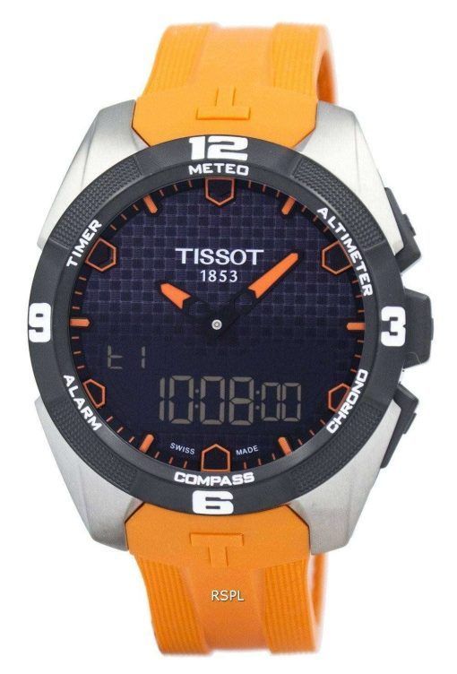 Tissot T-터치 전문가 태양 아날로그-디지털 T091.420.47.051.01 T0914204705101 남자의 시계