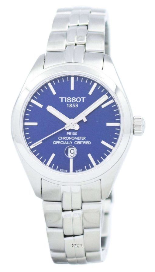 Tissot 홍보 100 석 영 COSC T101.251.11.041.00 T1012511104100 여자 시계