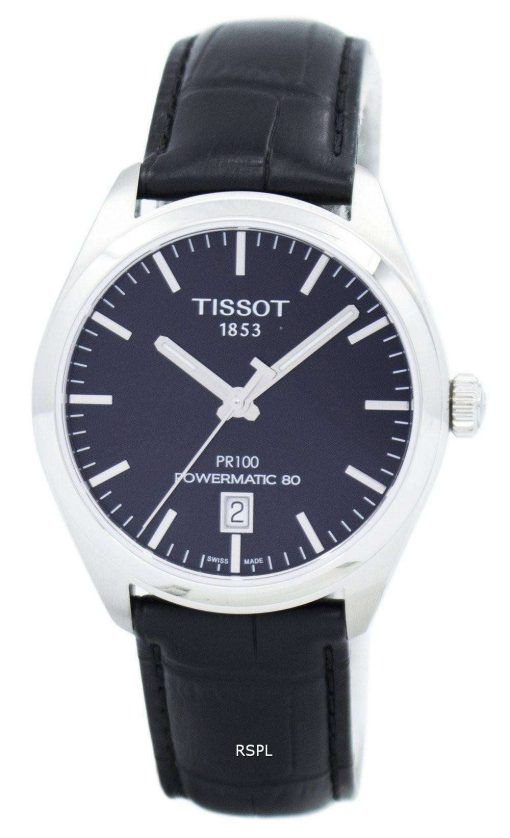 Tissot T-클래식 홍보 100 Powermatic 80 T101.407.16.051.00 T1014071605100 남자의 시계