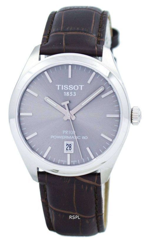 Tissot T-클래식 홍보 100 Powermatic 80 T101.407.16.071.00 T1014071607100 남자의 시계