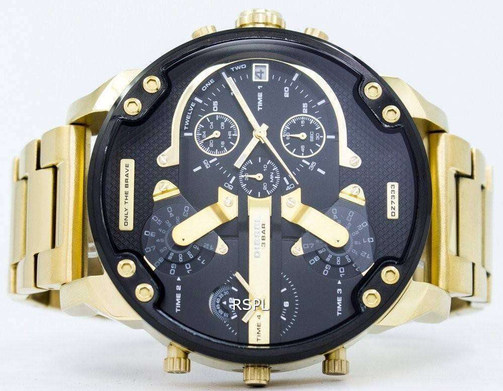 디젤 Mr.Daddy 2 디젤 Mr.Daddy 2.0 크로노 그래프 DZ7333 시계 남성