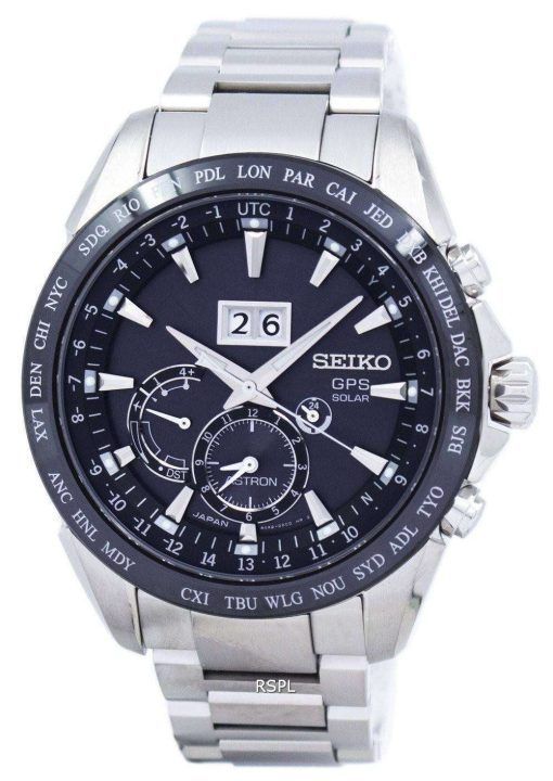 세이 코 Astron 태양 GPS 달력 SSE149 SSE149J1 SSE149J 남자의 시계