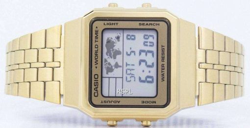 카시오 경보 세계 시간 디지털 A500WGA-9DF 남자 시계