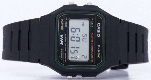 Casio 클래식 스포츠 크로 노 그래프 F 91W 3SDG F 91W 3 남자의 시계