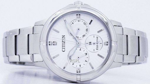 시민 에코 드라이브 다이아몬드 악센트 FD2030 51A 여자의 시계