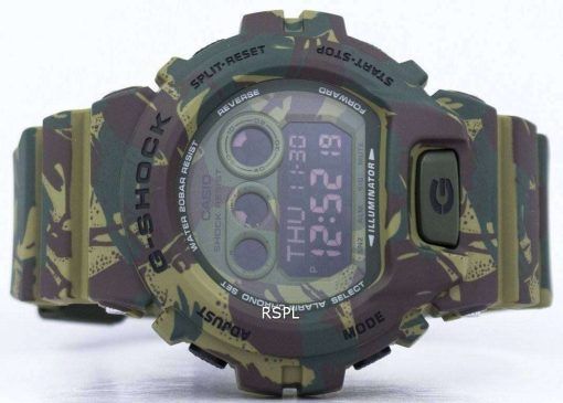 건반의 g 조-충격 Camoflague 시리즈 크로 노 알람 디지털 GD-X6900MC-3 남자의 시계