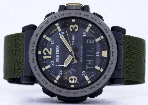 건반 Protrek 힘든 태양 아날로그 디지털 PRG-600YB-3 남자의 시계