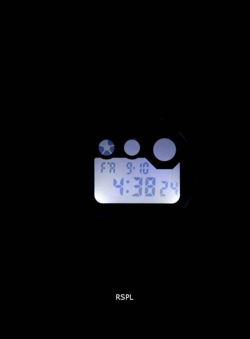 카시오 슈퍼 조명 기 진동 알람 디지털 W-735 H-1A2V 남자의 시계
