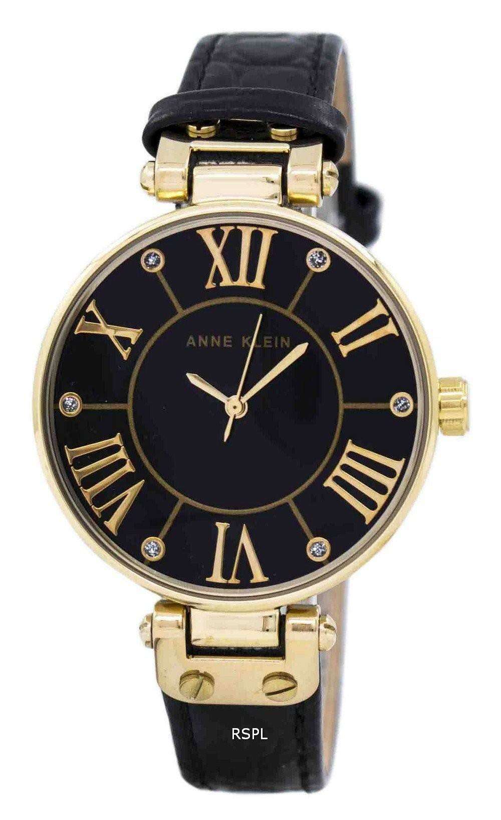 앤 클라인 쿼 츠 다이아몬드 악센트 1396BMBK 여자 시계 1 앤 클라인 쿼 츠 다이아몬드 악센트 1396BMBK 여자 시계