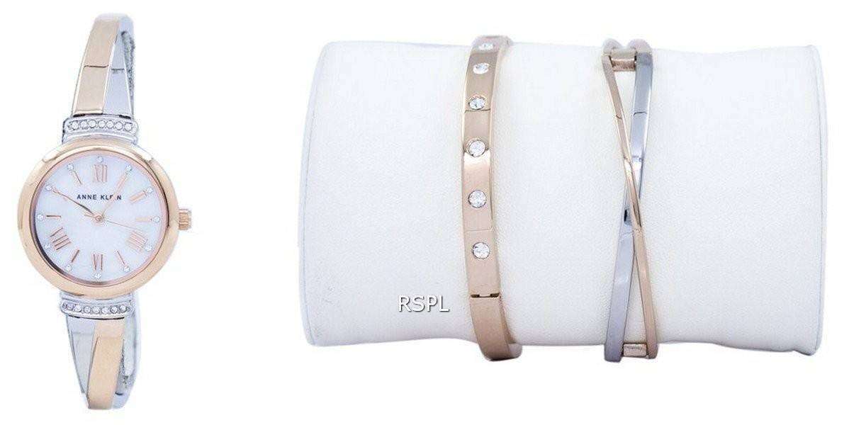 앤 클라인 쿼 츠와로 브 스키 크리스탈 2245RTST 여자의 시계 1 앤 클라인 쿼 츠와로 브 스키 크리스탈 2245RTST 여자의 시계