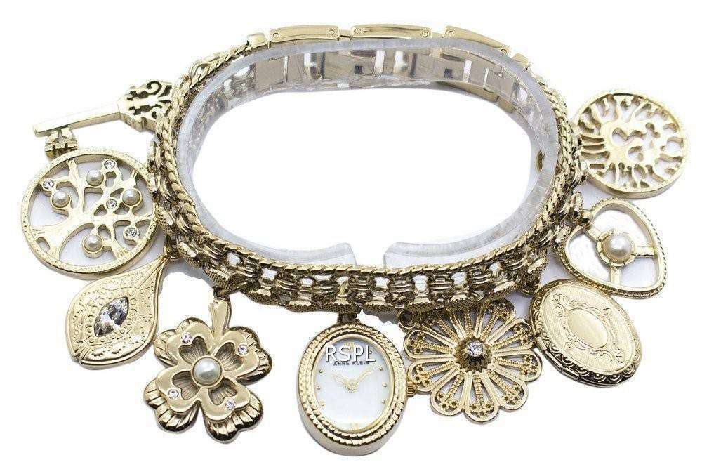 앤 클라인 쿼 츠와로 브 스키 크리스탈 8096CHRM 여자의 시계 1 앤 클라인 쿼 츠와로 브 스키 크리스탈 8096CHRM 여자의 시계