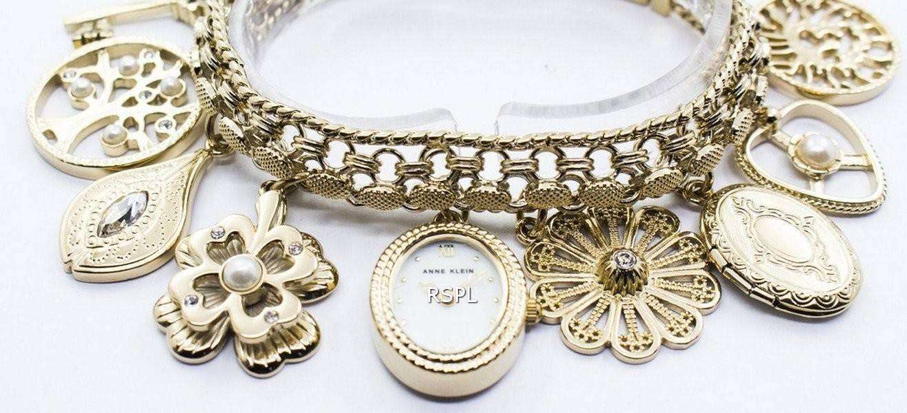 앤 클라인 쿼 츠와로 브 스키 크리스탈 8096CHRM 여자의 시계 2 앤 클라인 쿼 츠와로 브 스키 크리스탈 8096CHRM 여자의 시계