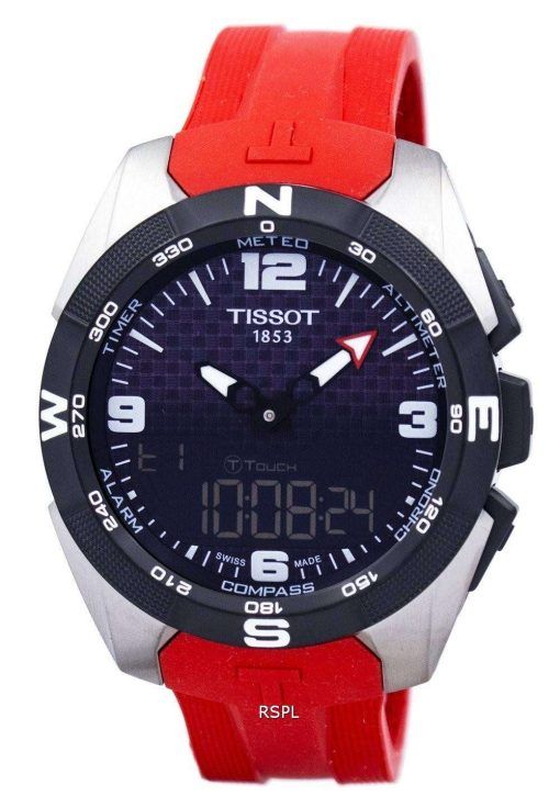 Tissot T-터치 전문가 태양 알람 T091.420.47.057.00 T0914204705700 남자의 시계
