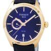 Tissot T-클래식 홍보 100 듀얼 타임 석 영 T101.452.36.041.00 T1014523604100 남자의 시계