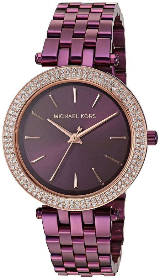 마이클 Kors 미니 Darci 포장 석 영 MK3725 여자의 시계