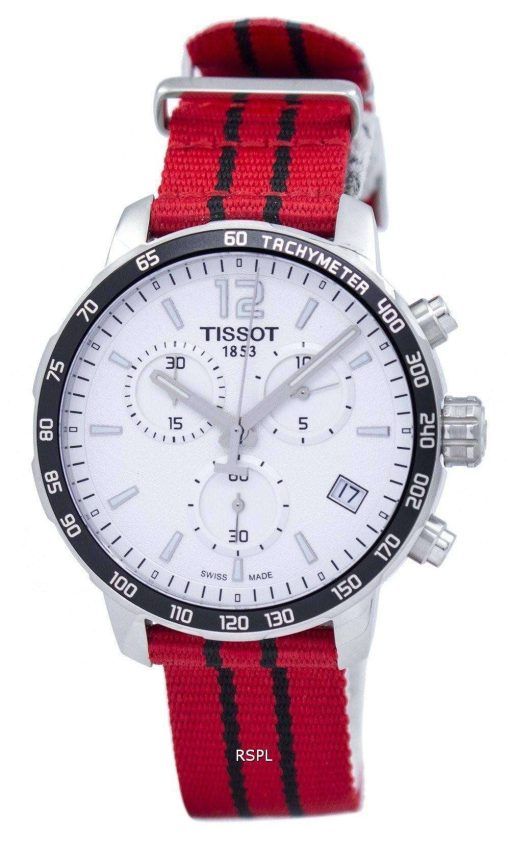 Tissot Quickster NBA 시카고 정통 크로 노 그래프 T095.417.17.037.04 T0954171703704 남자의 시계