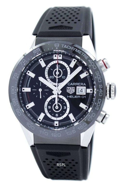 태그 Heuer 카레 라 크로 노 그래프 자동 CAR201Z입니다. FT6046 남자의 시계