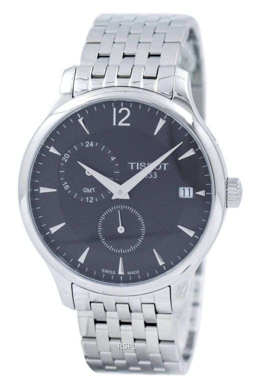 Tissot T-클래식 전통 GMT 석 영 T063.639.11.067.00 T0636391106700 남자 시계