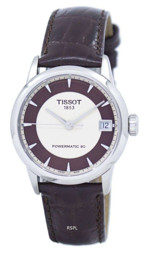 Tissot T-클래식 럭셔리 Powermatic 80 레이디 T086.207.16.261.00 T0862071626100 여자의 시계