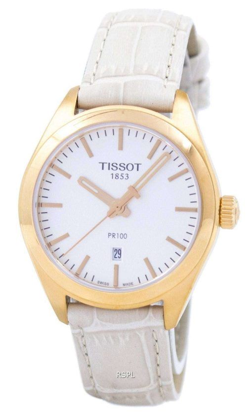 Tissot T-클래식 홍보 100 석 영 T101.210.36.031.00 T1012103603100 여자의 시계