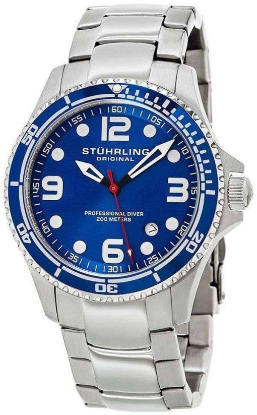 Stuhrling 원래 Aquadiver 그랜드 레 가타 석 영 593.332U16 남자 시계