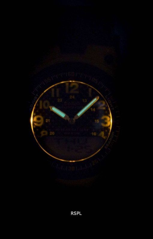 카시오 조명 세계 시간 아날로그 디지털 AW-80-9BV AW80-9BV 남자 시계