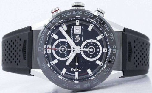 태그 Heuer 카레 라 크로 노 그래프 자동 CAR201Z입니다. FT6046 남자의 시계