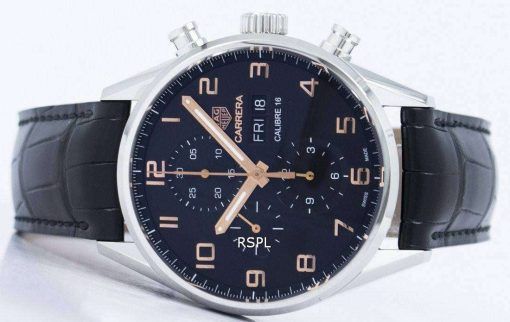 태그 Heuer 카레 라 크로 노 그래프 자동 CV2A1AB입니다. FC6379 남자의 시계