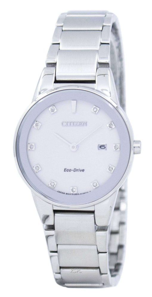 시민 공리 에코-드라이브 다이아몬드 악센트 GA1050 51B 여자 시계