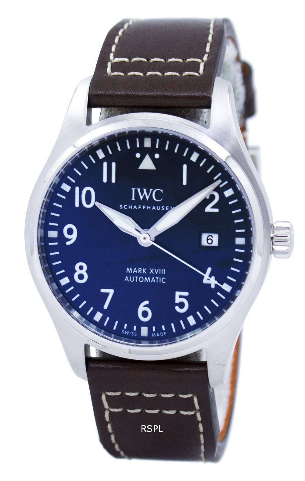 IWC Schaffhausen 파일럿 마크 XVIII 에디션 "르 쁘띠 프린스" 자동 IW327004 남자의 시계 1 IWC Schaffhausen 파일럿 마크 XVIII 에디션 "르 쁘띠 프린스" 자동 IW327004 남자의 시계