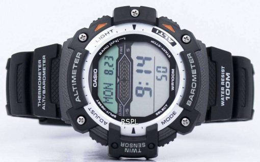 건반 Protrek 스포츠 트윈 센서 SGW-300 H-1AVDR SGW-300 H-1A Mens 시계