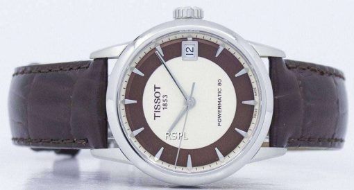 Tissot T-클래식 럭셔리 Powermatic 80 레이디 T086.207.16.261.00 T0862071626100 여자의 시계