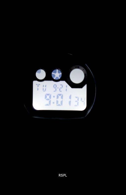 카시오 디지털 진동 알람 조명 기 W-735 H-8AVDF W-735 H-8AV 남자의 시계