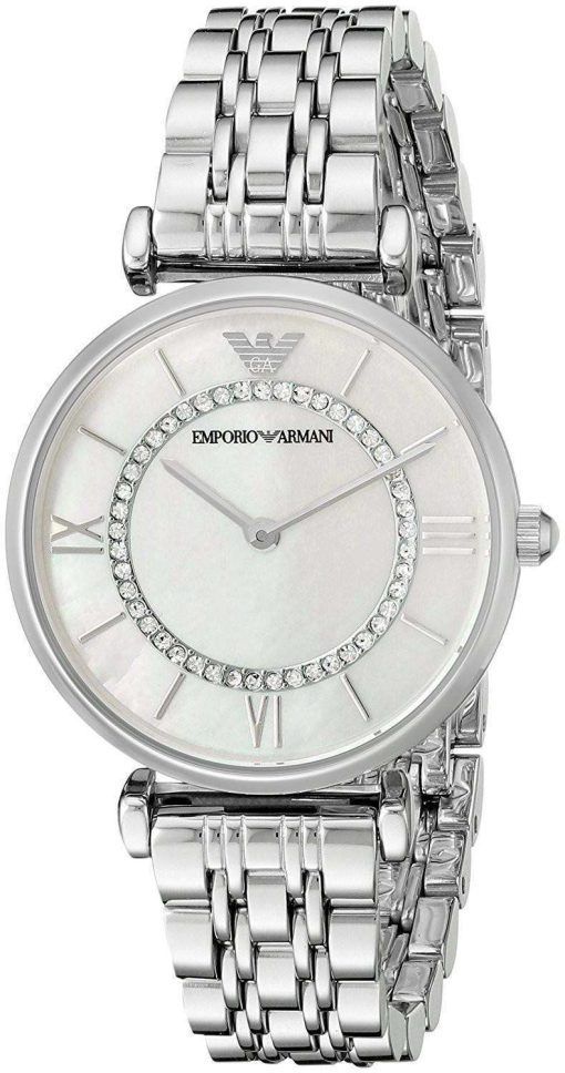 엠포리오 아르마니 클래식 쿼 츠 다이아몬드 악센트 AR1908 여자 시계