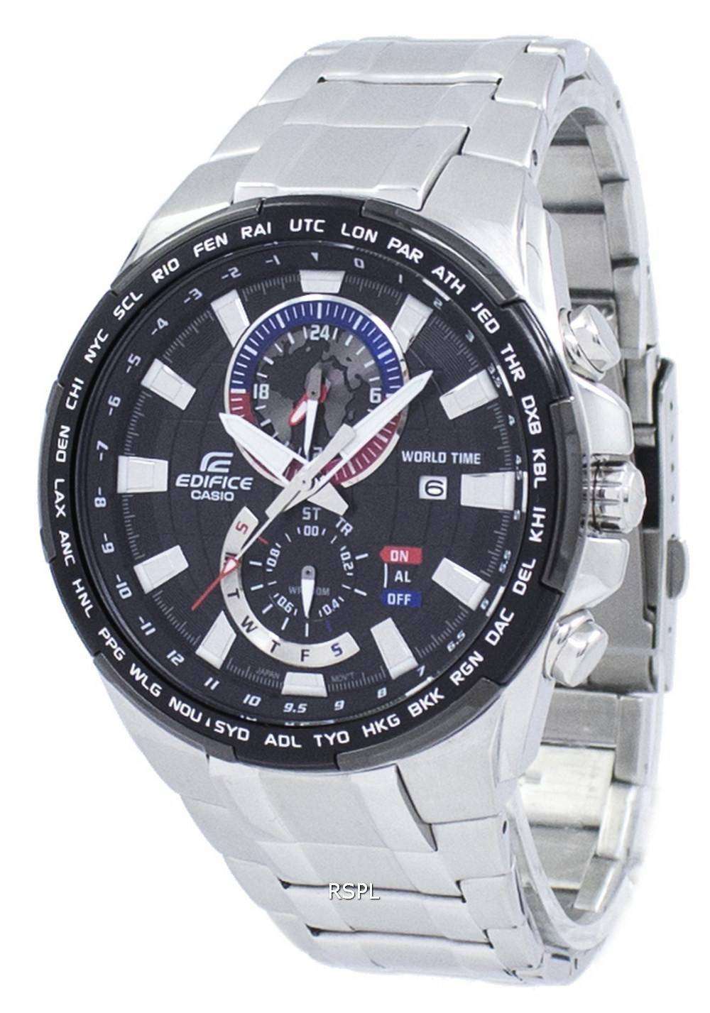 건반 건물 세계 시간 석 영 EFR-550 D-1AV EFR550D-1AV 남자 시계 1 건반 건물 세계 시간 석 영 EFR-550 D-1AV EFR550D-1AV 남자 시계