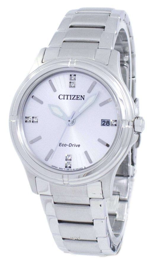 시민 에코 드라이브 다이아몬드 악센트 FE6050 55A 여자의 시계