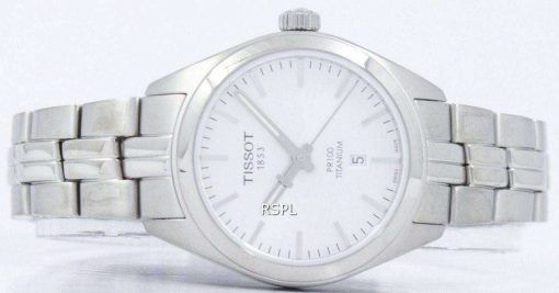 Tissot T-클래식 홍보 100 티타늄 석 영 T101.210.44.031.00 T1012104403100 여자 시계