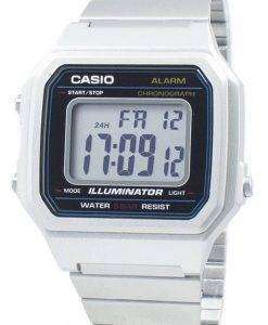 Casio 클래식 빈티지 조명 기 크로 노 그래프 알람 디지털 B650WD-1A 남녀 시계