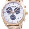 Tissot T-클래식 홍보 100 크로 노 그래프 석 영 T101.417.33.031.01 T1014173303101 남자 시계