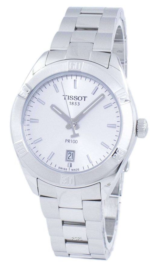 Tissot T-클래식 홍보 100 스포츠 세련 된 석 영 T101.910.11.031.00 T1019101103100 여자 시계