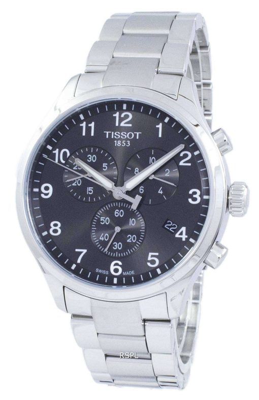 Tissot T 스포츠 크로 노 XL 클래식 석 영 T116.617.11.057.01 T1166171105701 남자의 시계