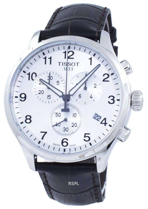 Tissot T 스포츠 크로 노 XL 클래식 석 영 T116.617.16.037.00 T1166171603700 남자의 시계