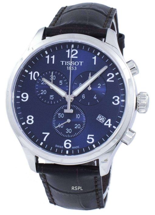 Tissot T 스포츠 크로 노 XL 클래식 석 영 T116.617.16.047.00 T1166171604700 남자의 시계