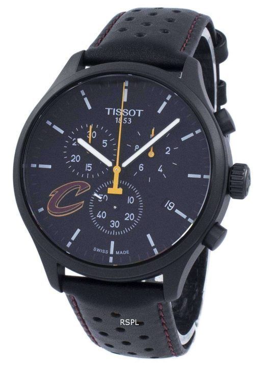 Tissot 크로 노 XL NBA 클리블랜드 캐 벌 리 어스 석 영 T116.617.36.051.01 T1166173605101 남자의 시계