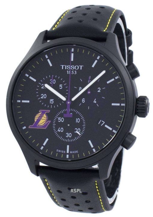 Tissot 크로 노 XL NBA 로스앤젤레스 레이커스 에디션 T116.617.36.051.03 T1166173605103 남자의 시계