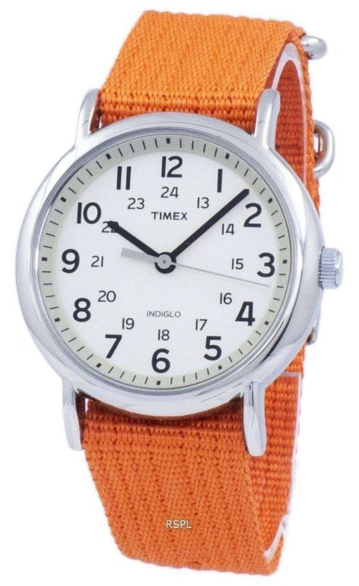 Indiglo 석 영 T2N745 남 여 시계 통해 Timex Weekender 슬립