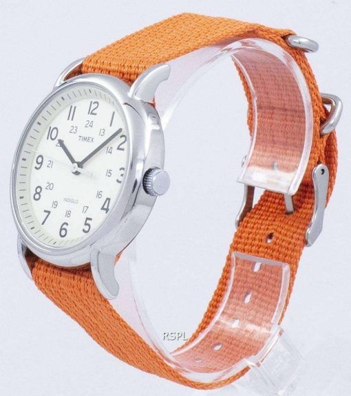 Indiglo 석 영 T2N745 남 여 시계 통해 Timex Weekender 슬립