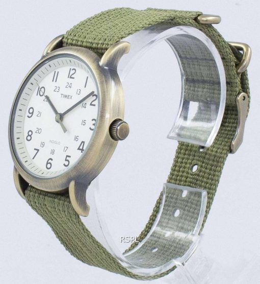 Timex Weekender Indiglo 석 영 T2N894 남 여 시계