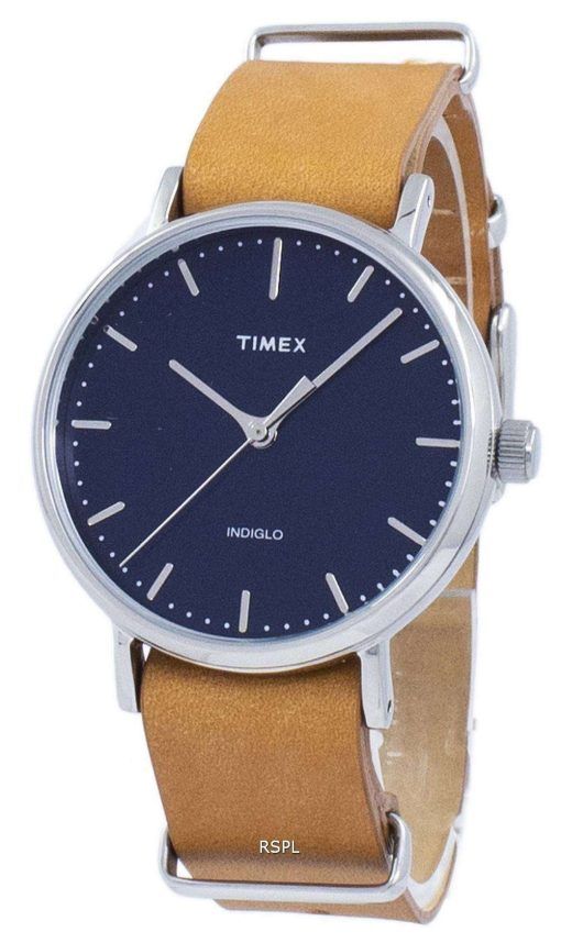 Timex Weekender 페어필드 Indiglo 석 영 TW2P98300 여자의 시계